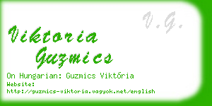 viktoria guzmics business card